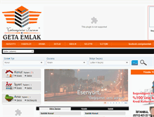 Tablet Screenshot of getaemlak.com